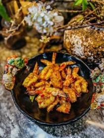 Tôm sấy tỏi ớt