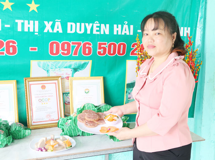 Sản phẩm pate, chả lụa của hộ kinh doanh Thanh Tiền.