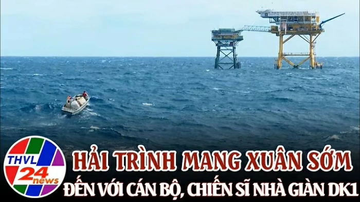 Hải trình mang xuân sớm đến với cán bộ chiến sĩ nhà giàn DK1