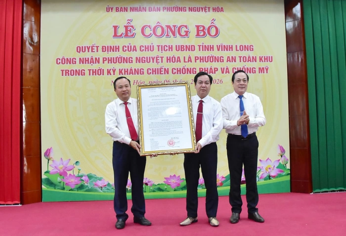 Phường Nguyệt Hóa công bố phường An toàn khu