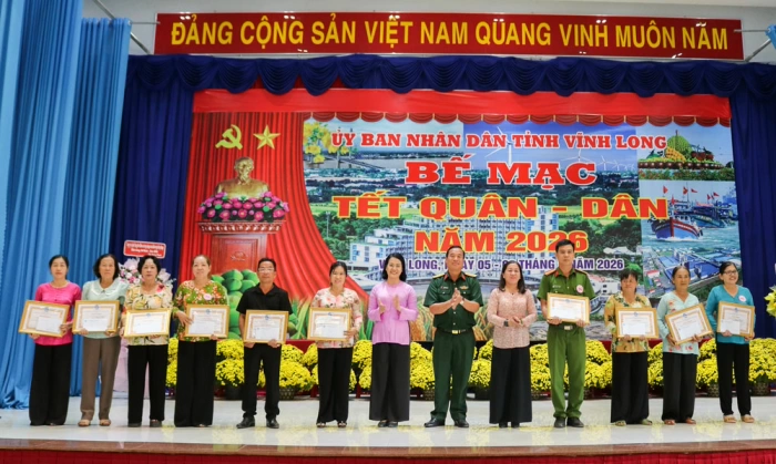 Bế mạc Ngày “Tết Quân - Dân” tỉnh Vĩnh Long năm 2026 tại xã Chợ Lách
