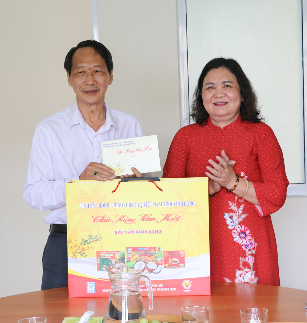 Thăm, chúc Tết Công ty Cổ phần Công trình đô thị khu vực Trà Vinh.