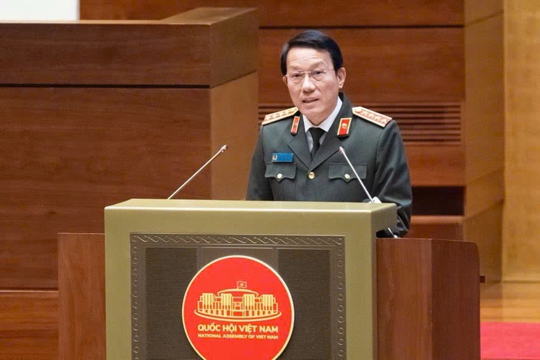 Đại tướng Lương Tam Quang nhấn mạnh, Văn kiện Đại hội XIV của Đảng phát triển nhận thức, tư duy mới về bảo vệ an ninh quốc gia trên các nội hàm - Ảnh: VGP/Nhật Bắc