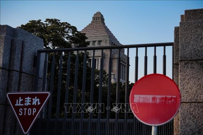 Tòa nhà Hạ viện Nhật Bản tại thủ đô Tokyo ngày 19/1/2026. Ảnh: THX/TTXVN
