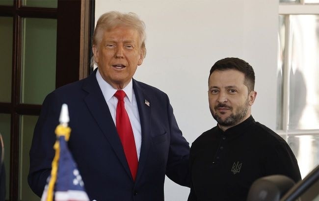 Tổng thống Mỹ Donald Trump và Tổng thống Ukraine Zelensky. Ảnh: Getty