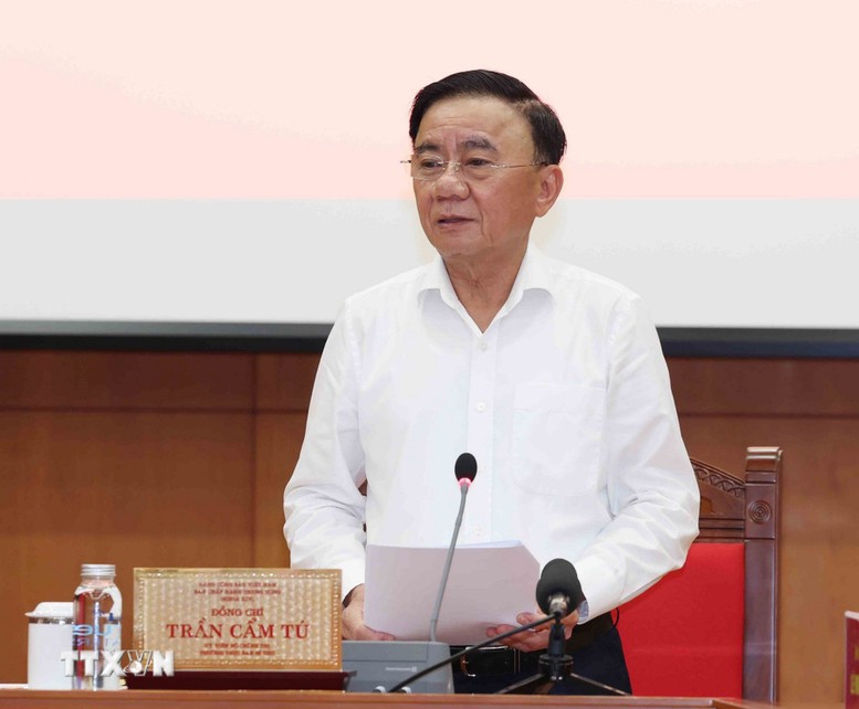 Đồng chí Trần Cẩm Tú: Thu hút, huy động nguồn lực để phát triển văn hoá - Ảnh: TTXVN

