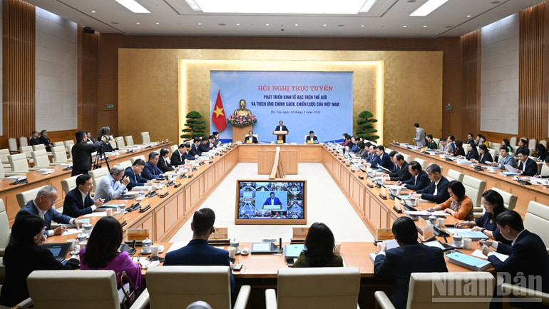 Quang cảnh hội nghị. (Ảnh: TRẦN HẢI)