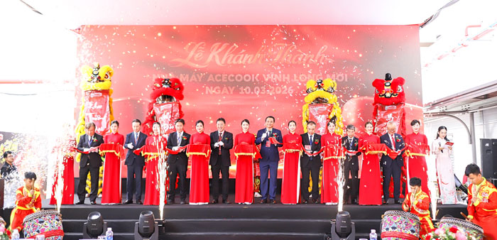 Công ty CP Acecook Việt Nam khánh thành Nhà máy Acecook Vĩnh Long mới với quy mô lớn nhất Việt Nam ở thời điểm hiện tại.

