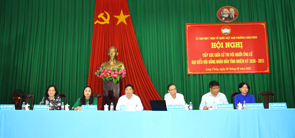 Người ứng cử đại biểu HĐND tỉnh nhiệm kỳ 2026 - 2031, đơn vị bầu cử số 1.