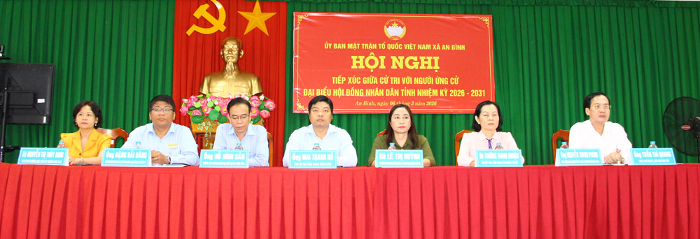 Người ứng cử đại biểu HĐND tỉnh nhiệm kỳ 2026 - 2031 đơn vị bầu cử số 1.
