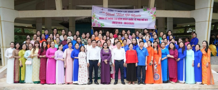 Công ty Điện lực Vĩnh Long tổ chức các hoạt động chào mừng 8/3