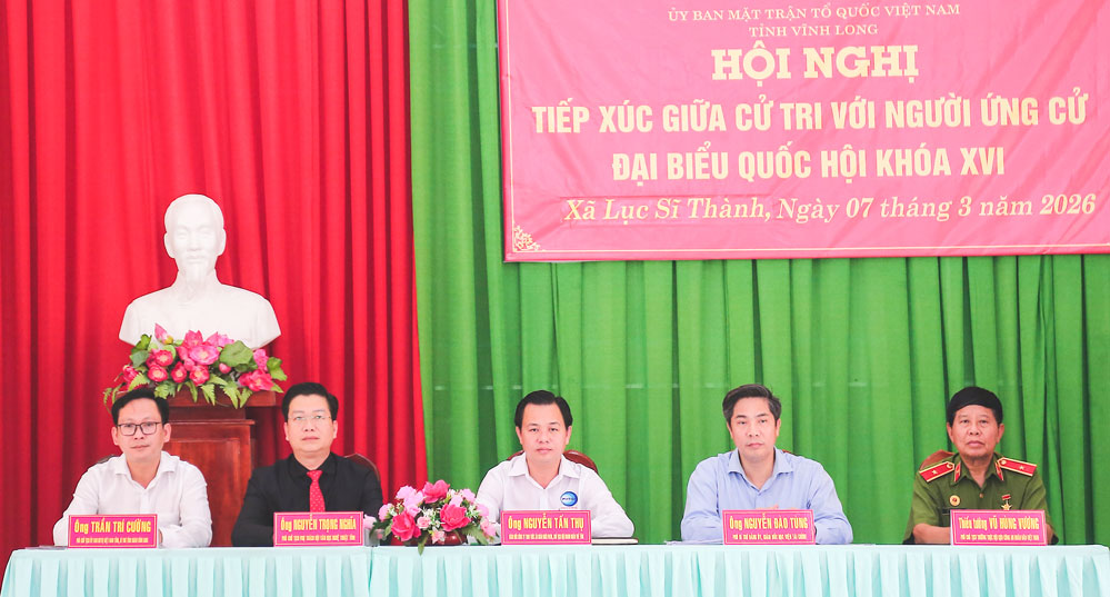  Ứng cử viên ĐBQH  khóa XVI nhiệm kỳ 2026- 2031 tiếp xúc cử tri xã Lục Sĩ Thành.