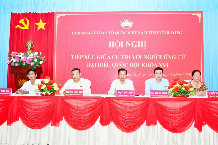 Ứng cử viên đại biểu Quốc hội tiếp xúc trên 200 cử xã Tam Ngãi