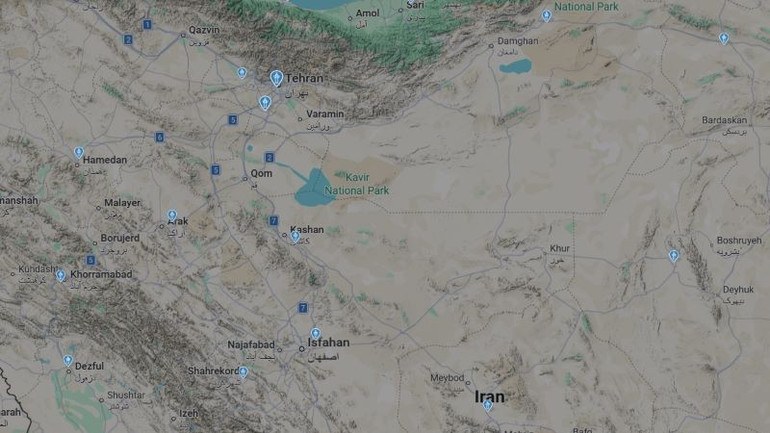 Trong nhiều ngày, không có chuyến nào bay qua không phận Iran.
