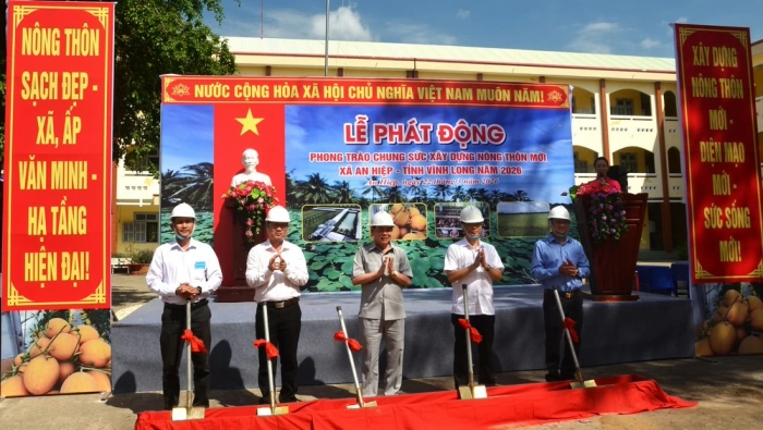 Xã An Hiệp phát động phong trào thi đua xây dựng nông thôn mới năm 2026