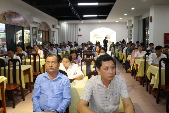 Đại biểu tham dự lớp tập huấn.