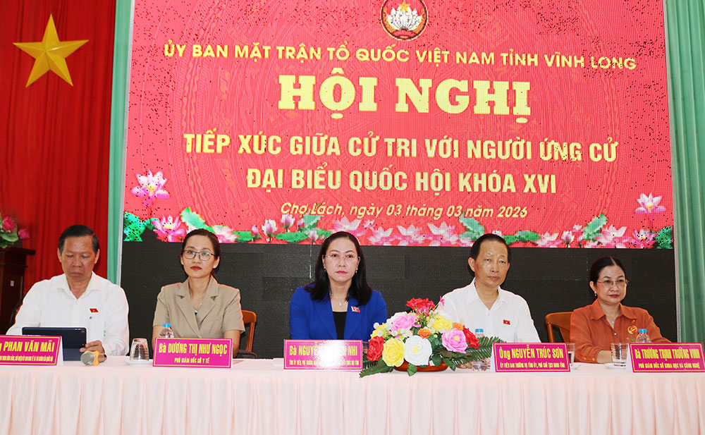 Người ứng cử Đại biểu Quốc hội - đơn vị bầu cử số 6.