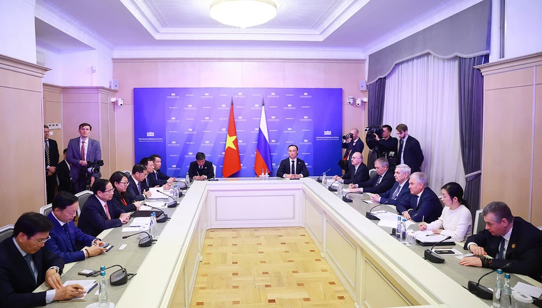 Hai bên tin tưởng rằng Quốc hội hai bên sẽ tiếp tục tạo điều kiện thuận lợi để triển khai các thỏa thuận giữa lãnh đạo cấp cao hai nước - Ảnh: VGP/Nhật Bắc