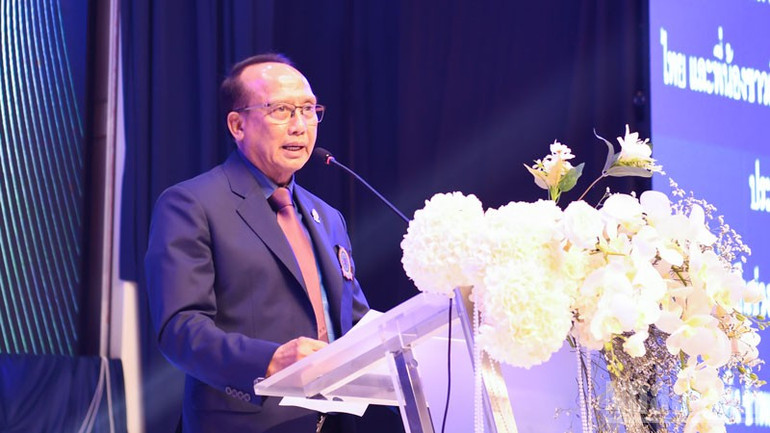 Nguyên Chủ tịch Tổng hội Nguyễn Ngọc Thìn khẳng định, kiều bào tại Thái Lan luôn hướng về quê hương. (Ảnh: XUÂN SƠN)
