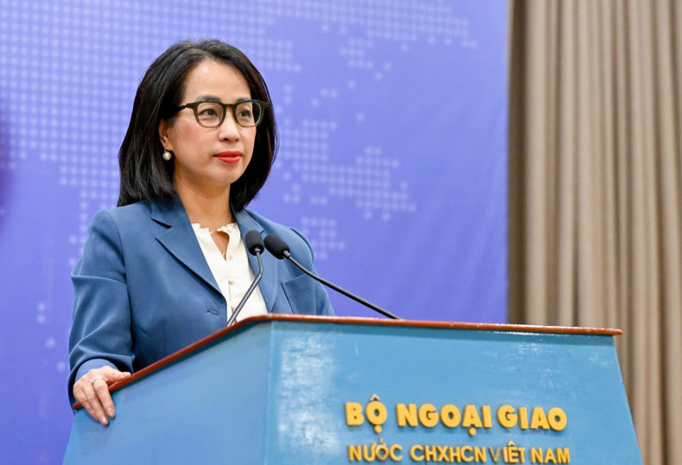 Người phát ngôn Bộ Ngoại giao Việt Nam Phạm Thu Hằng. (Ảnh: Bộ Ngoại giao)