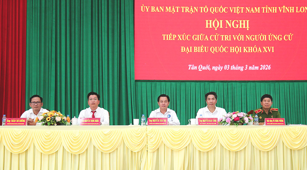 Các ứng cử ĐBQH khóa XVI nhiệm kỳ 2026 - 2031 thuộc đơn vị bầu cử số 2.