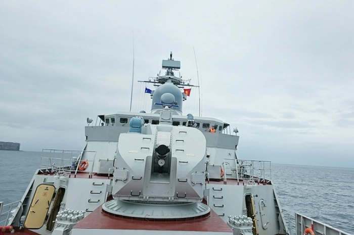Tàu hộ vệ tên lửa Quang Trung đến Jervis, sẵn sàng cho duyệt binh tàu quốc tế