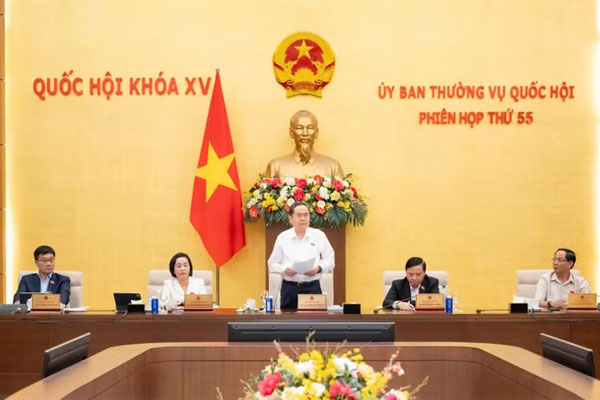 Chủ tịch Quốc hội Trần Thanh Mẫn chủ trì Phiên họp thứ 55 của Ủy ban Thường vụ Quốc hội.