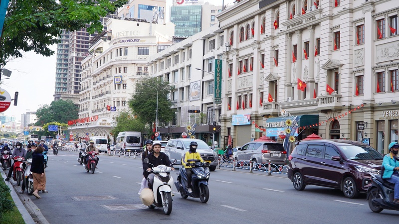 TP Hồ Chí Minh triển khai nhiều giải pháp bảo đảm trật tự, an toàn giao thông dịp lễ.