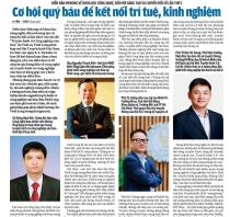 Cơ hội quý báu để kết nối trí tuệ, kinh nghiệm 
