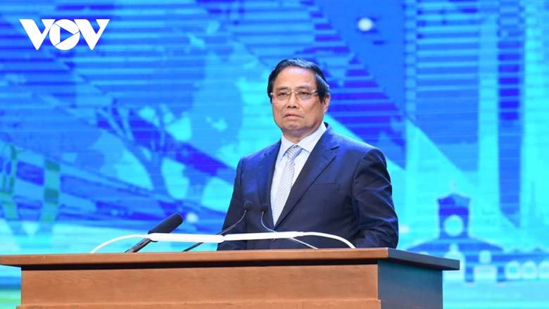 Thủ tướng Chính phủ Phạm Minh Chính phát biểu tại hội nghị

