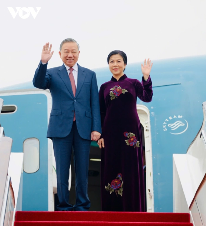 Tổng Bí thư, Chủ tịch nước Tô Lâm tới Bắc Kinh bắt đầu các hoạt động thăm cấp Nhà nước Trung Quốc