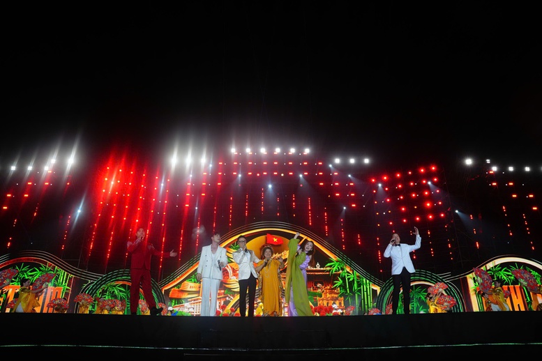 Chương trình nghệ thuật “Thanh âm kỷ nguyên mới”. Ảnh: VOV