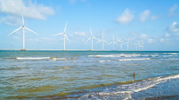 Phát triển điện gió vẫn còn nhiều khó khăn cần tháo gỡ để khai thác hiệu quả tiềm năng. Ảnh: THẢO TIÊN

