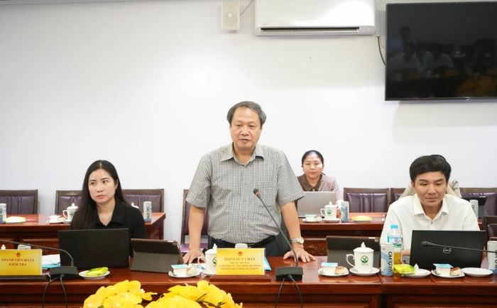 Đoàn kiểm tra, giám sát của Ban Chỉ đạo Trung ương về điều tra cơ sở hành chính, sự nghiệp năm 2026 làm việc tại tỉnh