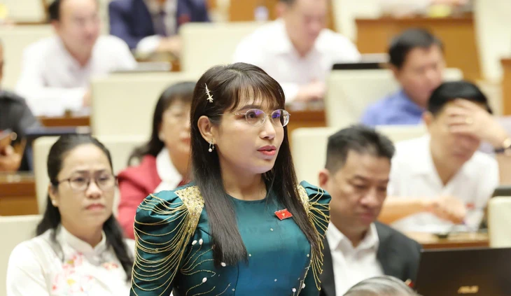 Đại biểu Châu Quỳnh Giao (An Giang) - Ảnh: QUANG PHÚC

