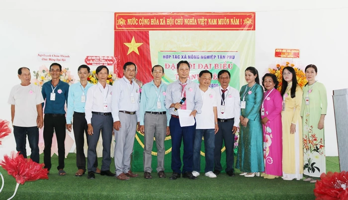 Hợp tác xã Nông nghiệp Tân Phú tổ chức Đại hội đại biểu thành viên nhiệm kỳ 2026 - 2030