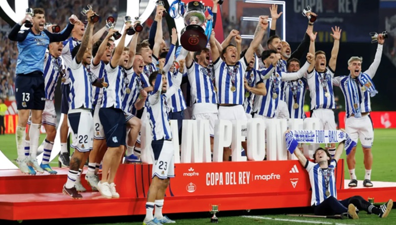 Sociedad vô địch Cúp Nhà vua sau 6 năm