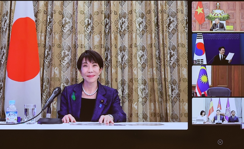 Thủ tướng Nhật Bản Takaichi Sanae đề xuất nâng cấp sáng kiến AZEC lên AZEC 2.0 nhằm đảm bảo an ninh năng lượng và gia tăng tính tự cường của các nền kinh tế châu Á - Ảnh: VGP/Nhật Bắc

