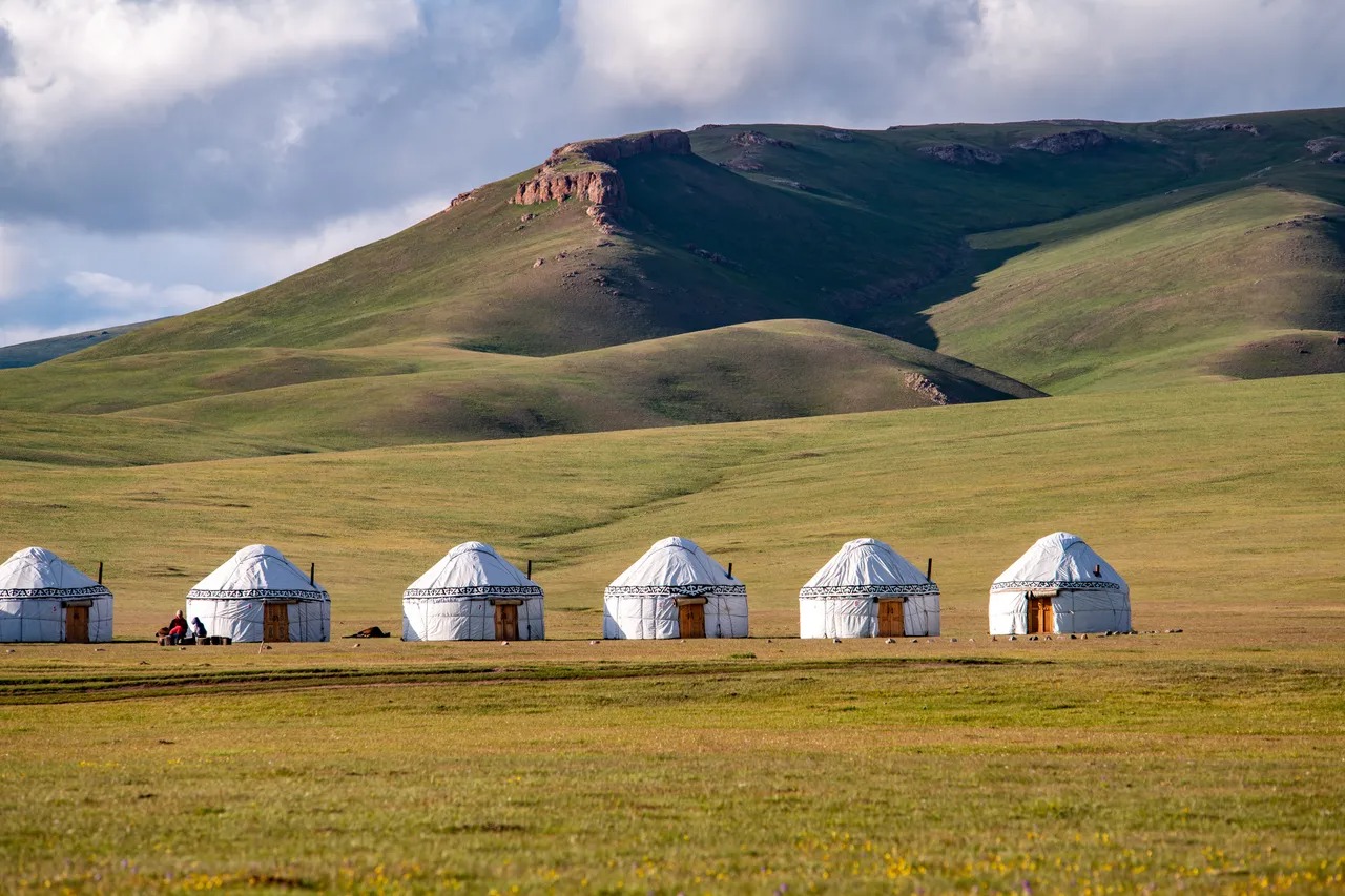 Phong cảnh thảo nguyên ở Kyrgyzstan
ẢNH: GETTY