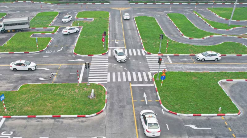 Ảnh minh họa tại 1 cơ sở đào tạo lái xe.