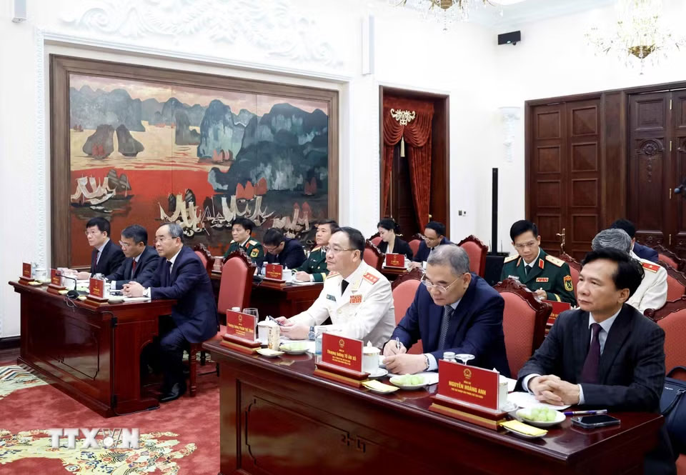 Các đại biểu tham dự Phiên họp thứ nhất Hội đồng Quốc phòng và An ninh nhiệm kỳ 2026-2031 - Ảnh: TTXVN