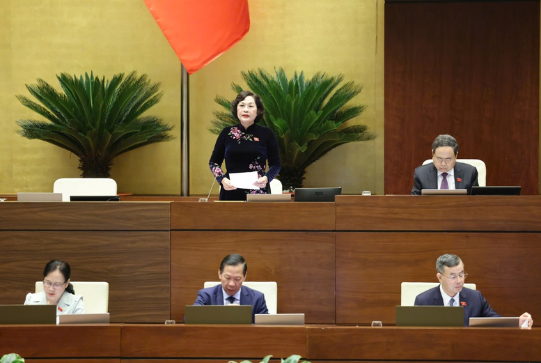 Phó Chủ tịch Quốc hội Nguyễn Thị Hồng đánh giá, các ý kiến phát biểu rất sâu sắc, thể hiện tinh thần trách nhiệm cao, tâm huyết, thẳng thắn, toàn diện - Ảnh: VGP/Nguyễn Hoàng