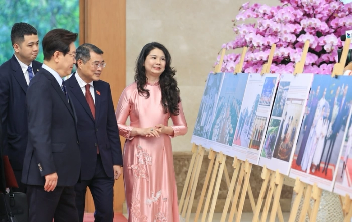 Thủ tướng Lê Minh Hưng hội kiến Tổng thống Hàn Quốc