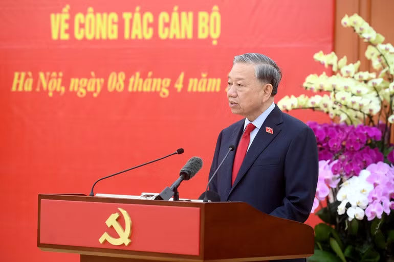 Tổng Bí thư, Chủ tịch nước Tô Lâm phát biểu tại hội nghị. (Ảnh: ĐĂNG KHOA)