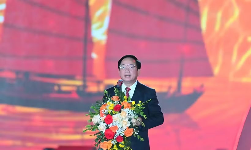 Đồng chí Trịnh Văn Quyết, Ủy viên Bộ Chính trị, Bí thư Trung ương Đảng, Trưởng ban Tuyên giáo và Dân vận Trung ương phát biểu tại Lễ khai mạc Liên hoan Phát thanh toàn quốc lần thứ XVII - Quảng Ninh năm 2026.