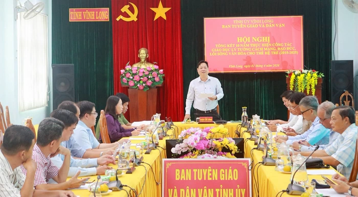 Tổng kết 10 năm thực hiện công tác giáo dục lý tưởng cách mạng, đạo đức, lối sống văn hóa cho thế hệ trẻ