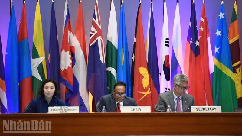 Khóa họp lần thứ 82 của ESCAP tập trung thảo luận về các xu hướng nhân khẩu học. (Ảnh: MINH THẮNG)