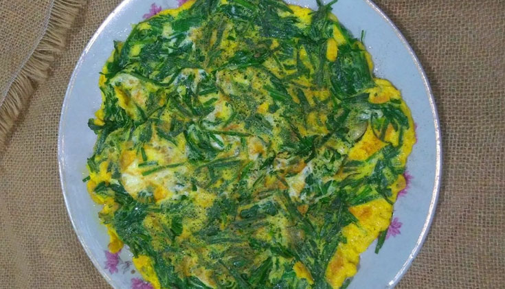 Lá hẹ xào trứng không chỉ dễ chế biến mà còn giàu dinh dưỡng
