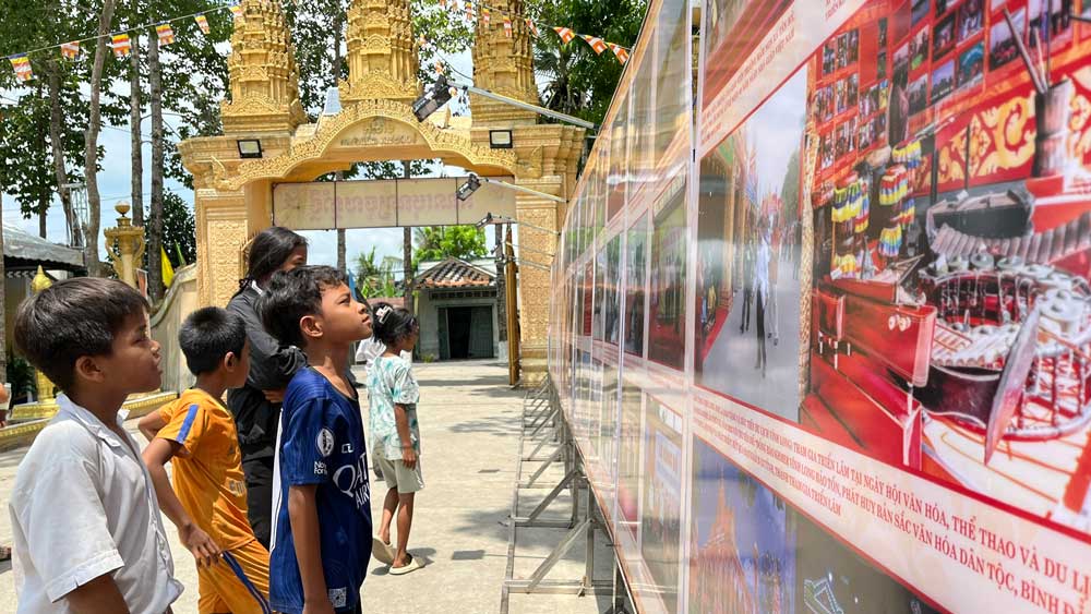 Chùa Tòa Sen từng là căn cứ cách mạng, nay là không gian sinh hoạt văn hóa của đồng bào Khmer xã Đông Thành.