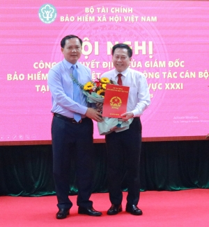 Ông Phạm Minh Dương giữ chức Giám đốc Bảo hiểm xã hội khu vực XXXI